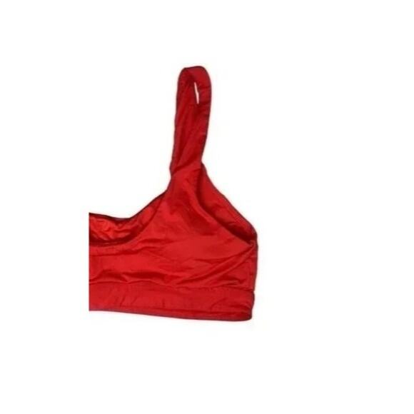 NWT Andie The Ventura Top Maximum Scoop Neck Max Support Removable Cups XS Red - Picture 9 of 15